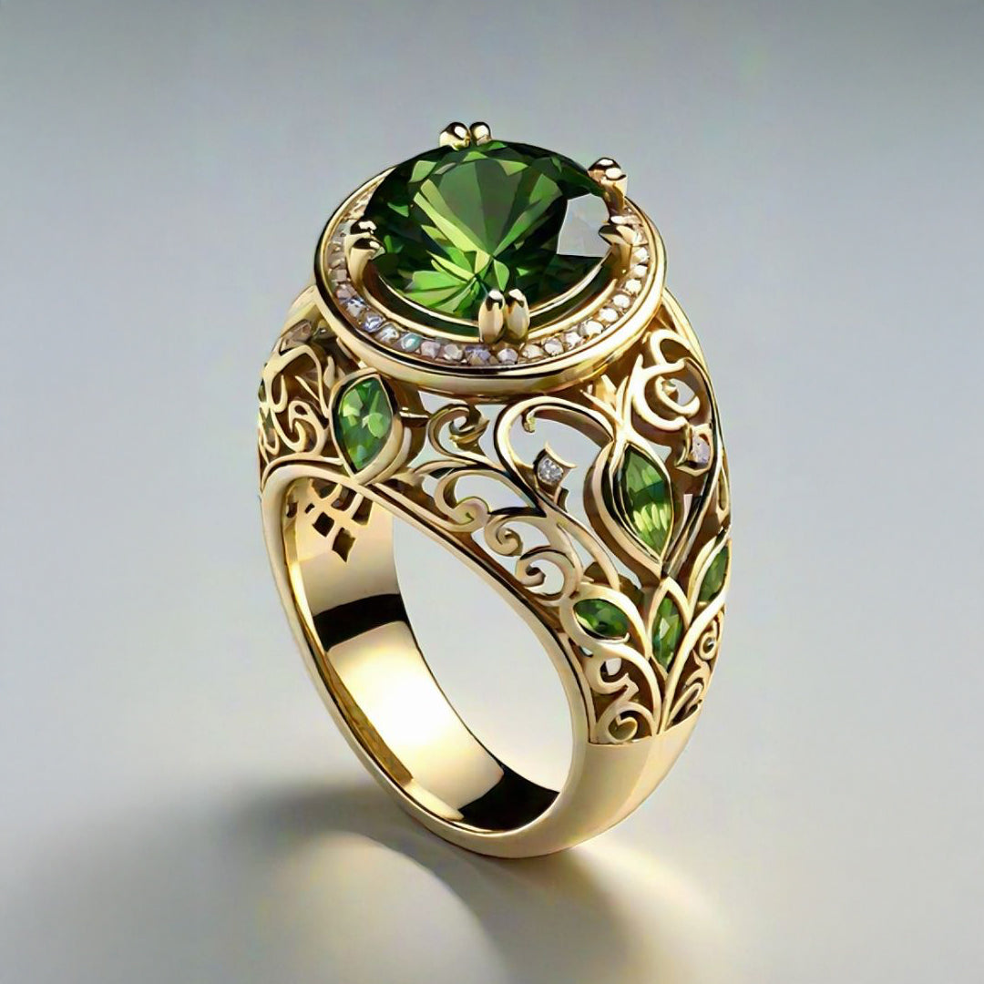 Aurora Multistone Royal Ring