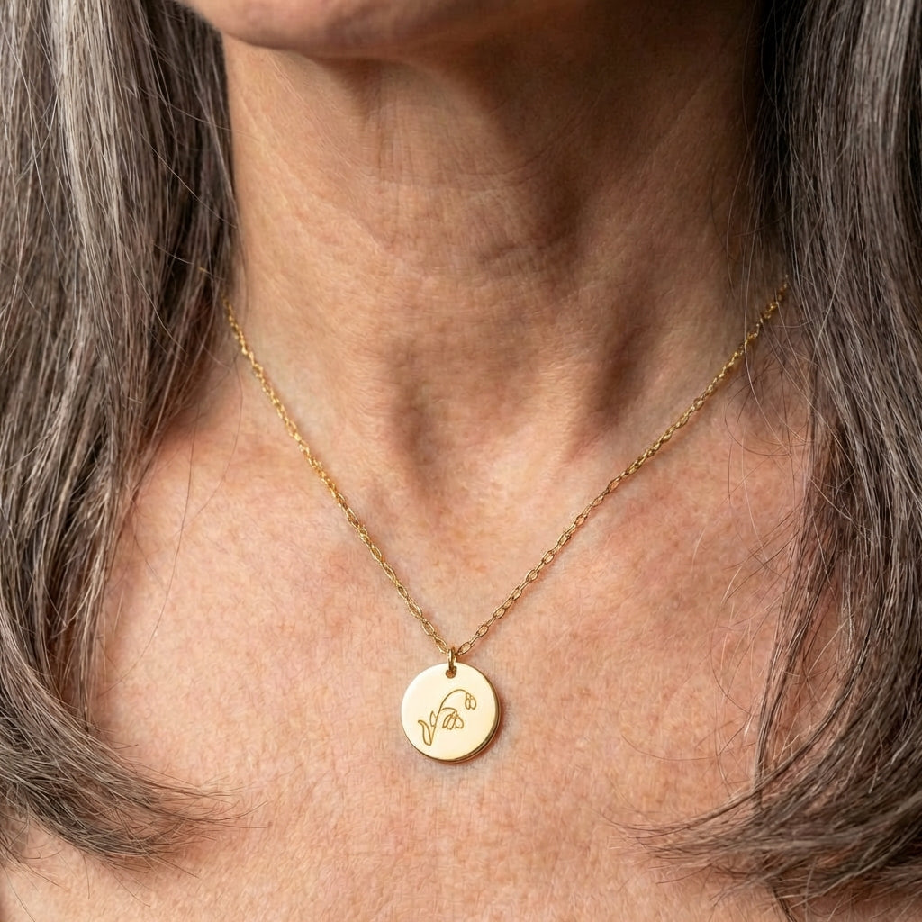 Birth Flower Necklace