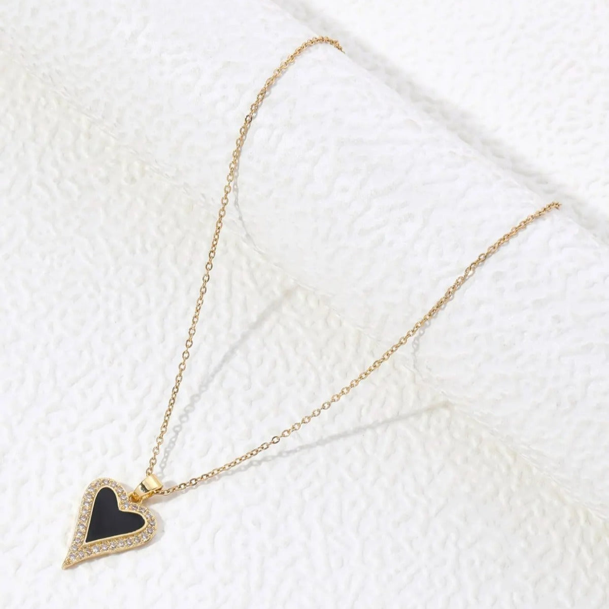 Black Heart Necklace