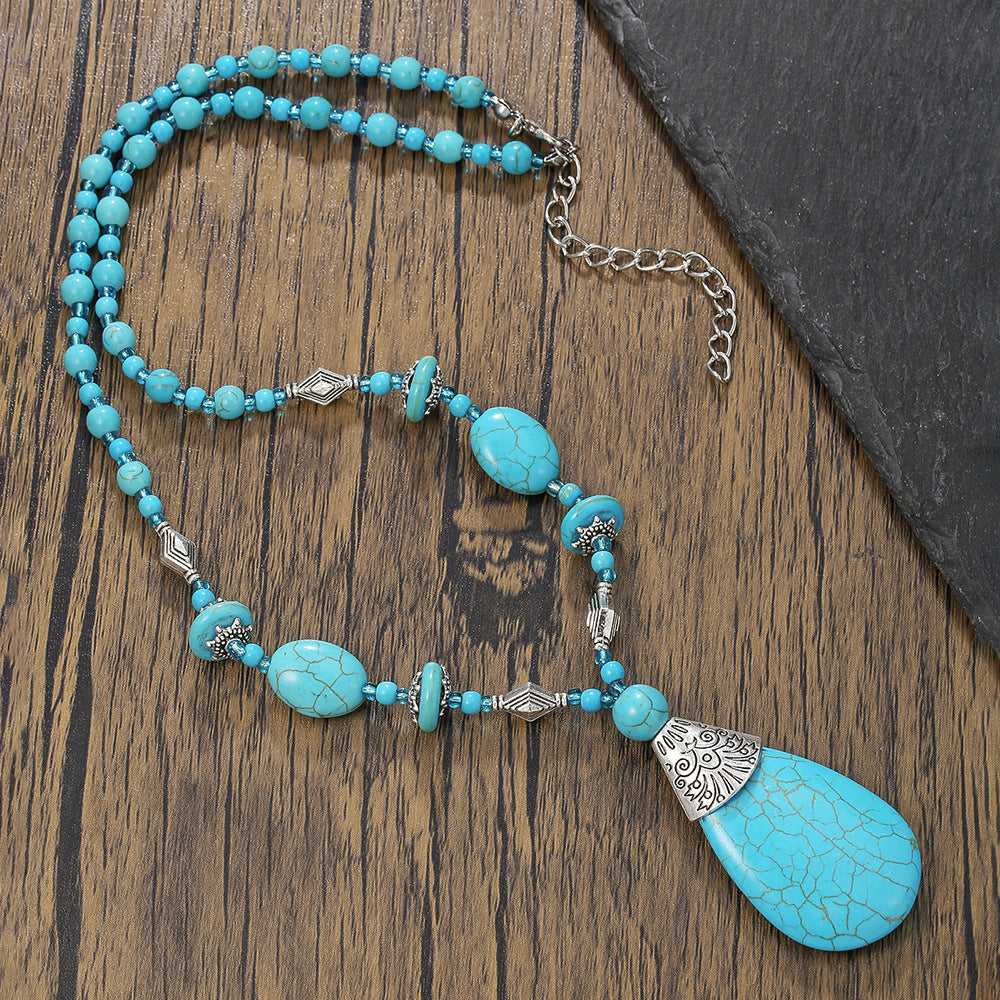 Bohemian Turquoise Necklace