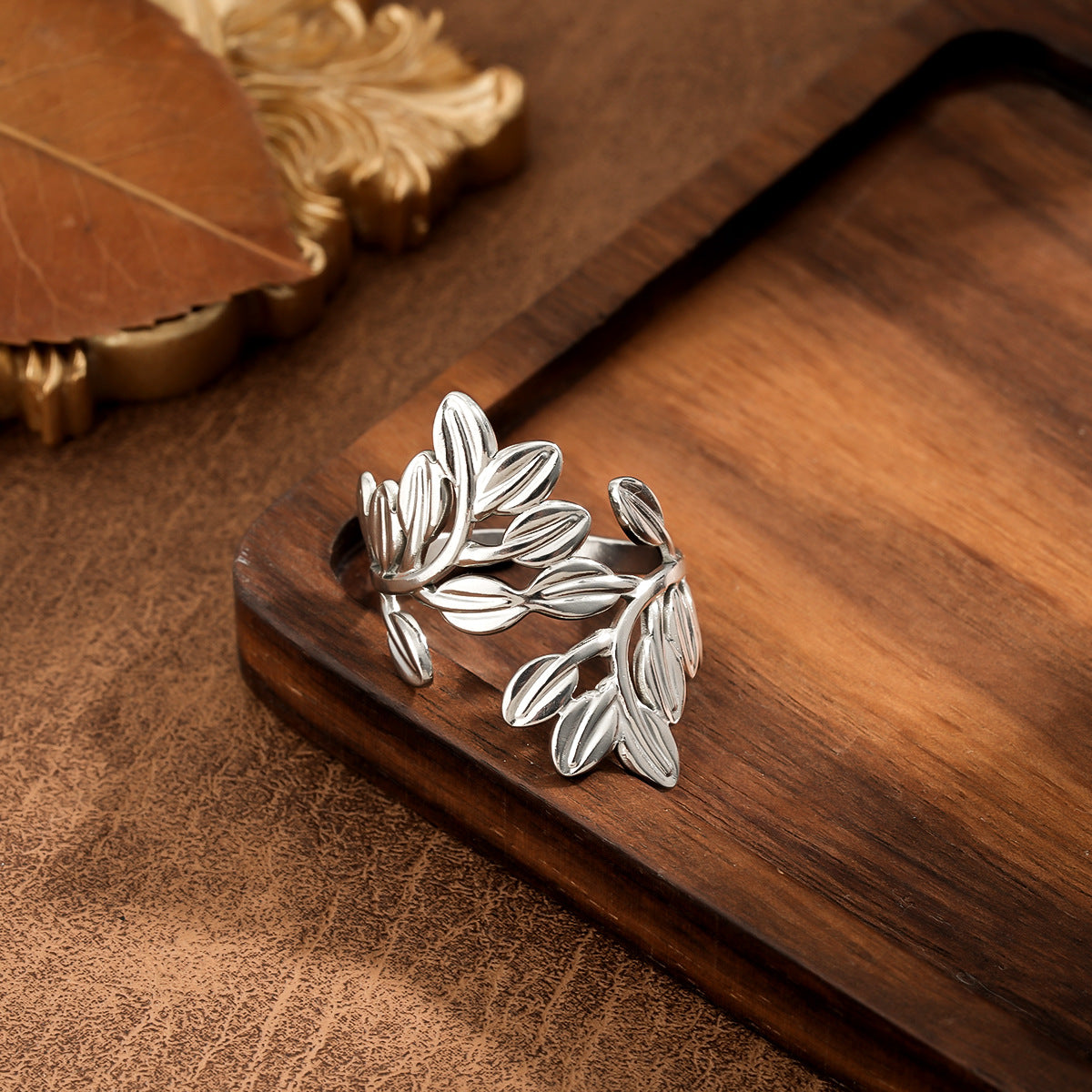 Botanical Silver Ring