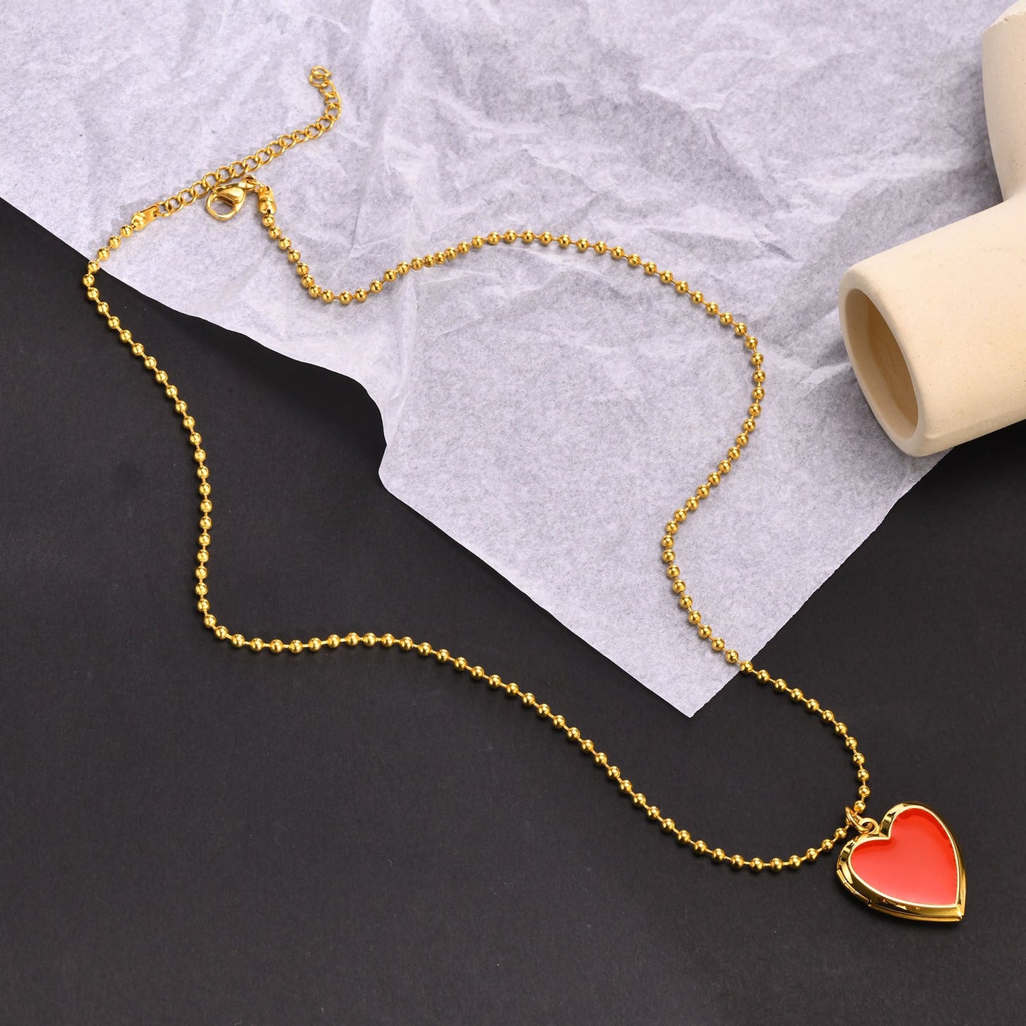 Classic Gold Heart Necklace