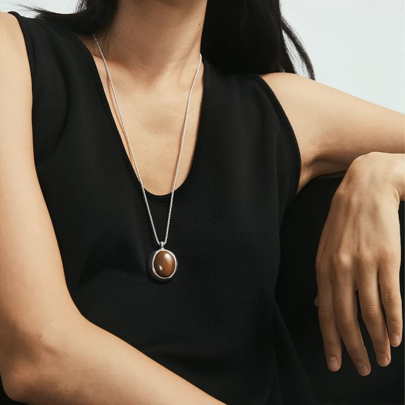 Classic Tiger'S Eye Necklace
