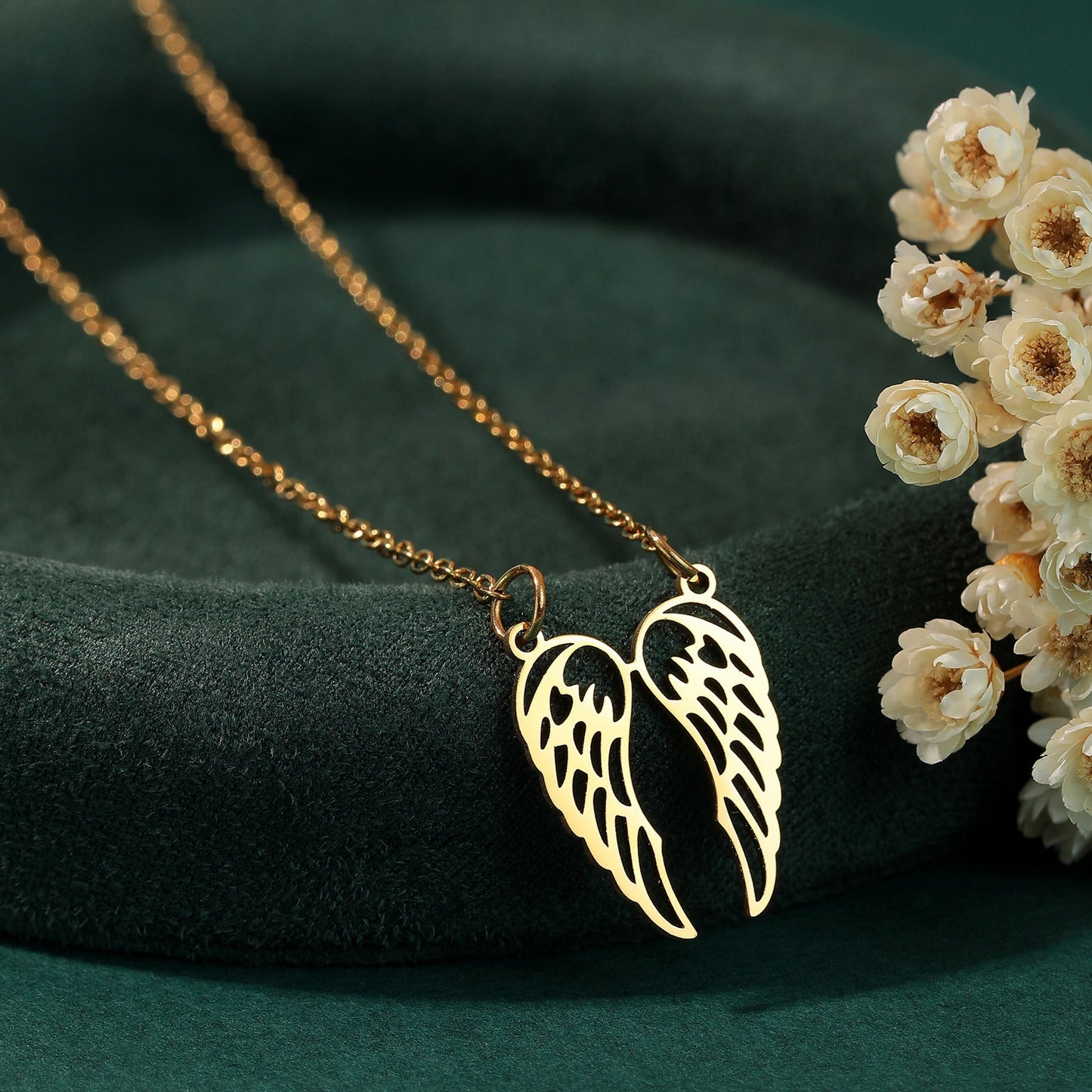 Elegant Angel Wings Necklace