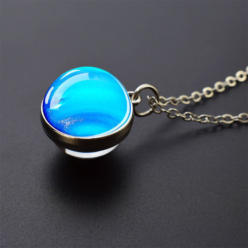 Elegant Blue Pendant Necklace