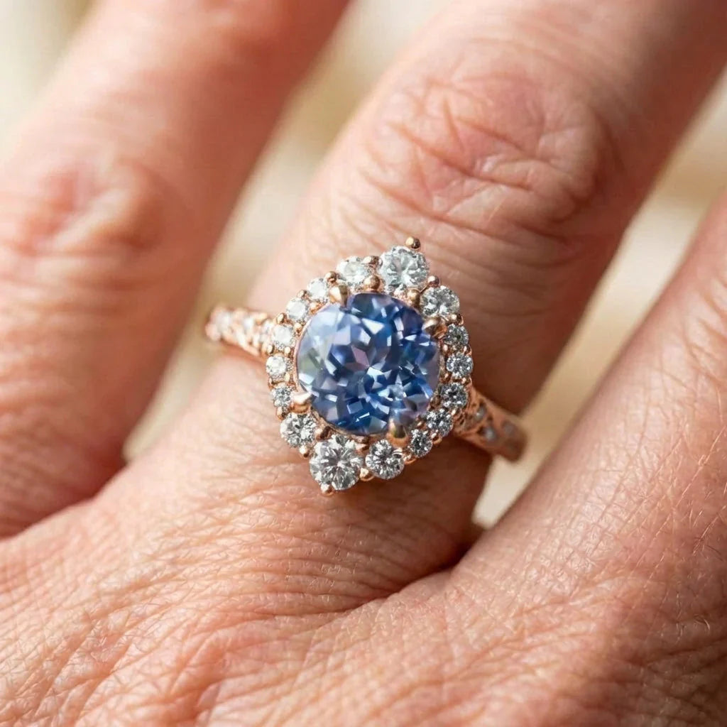 Elegant Blue Sapphire Ring