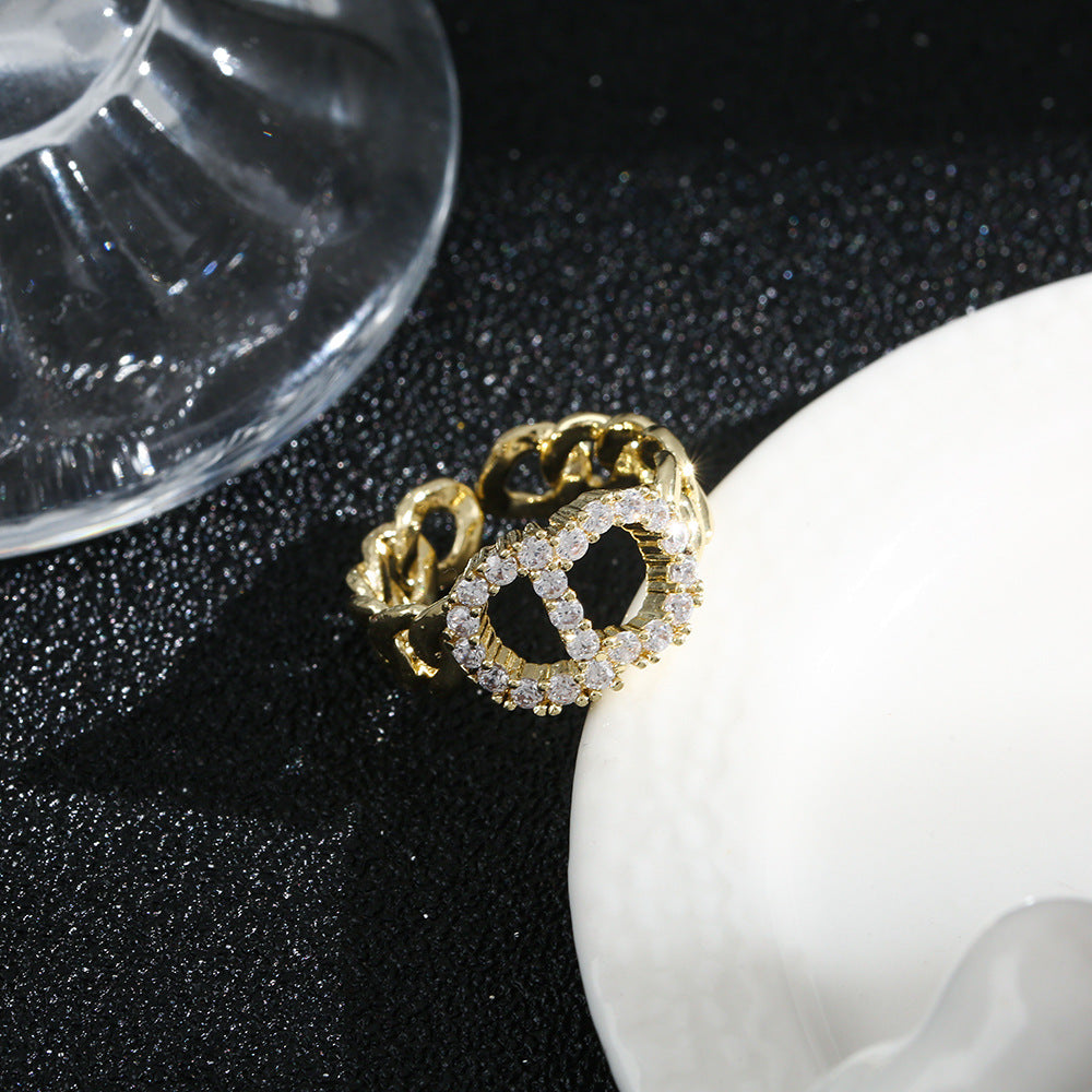 Elegant Crystal Ring