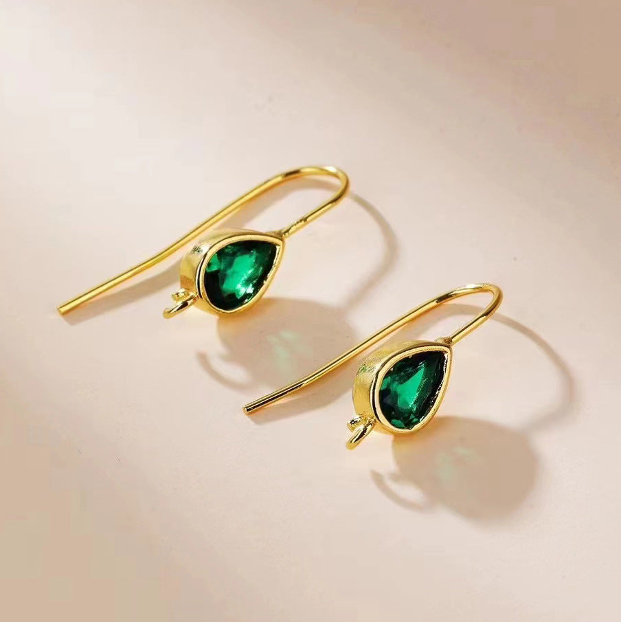 Elegant Emerald Earrings