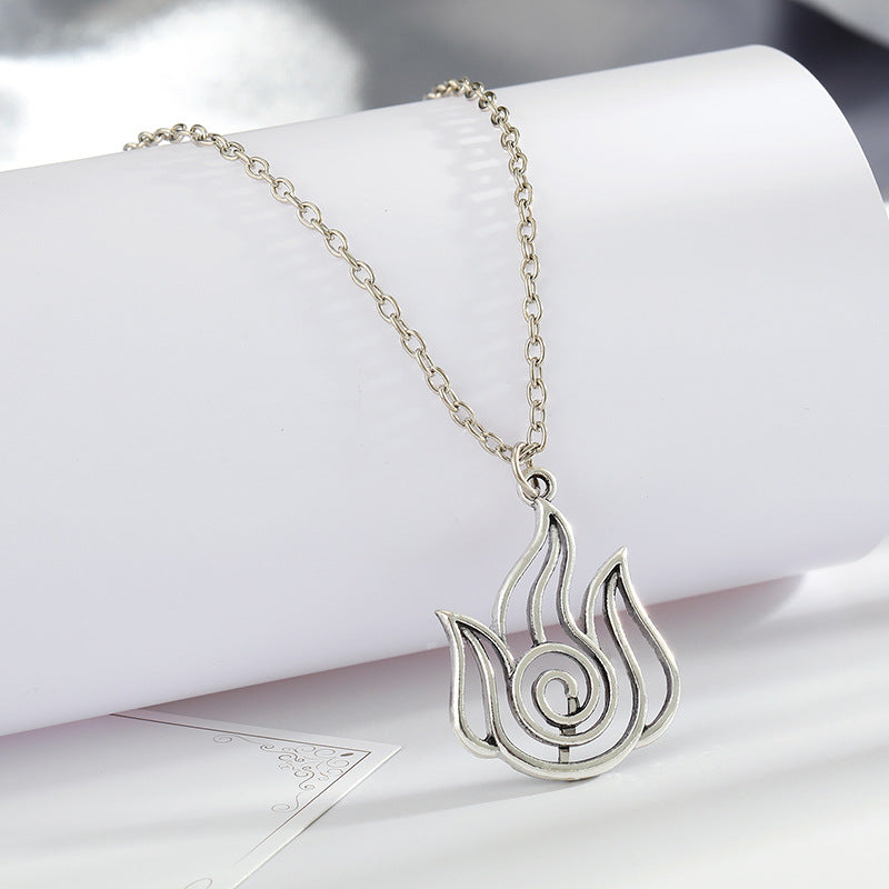 Elegant Flame Necklace