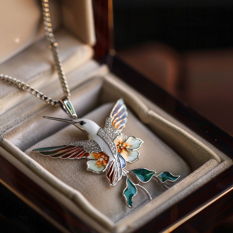 Elegant Hummingbird Necklace