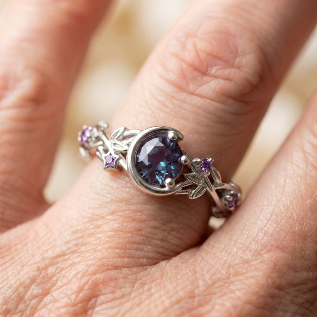 Moon Crystal Ring