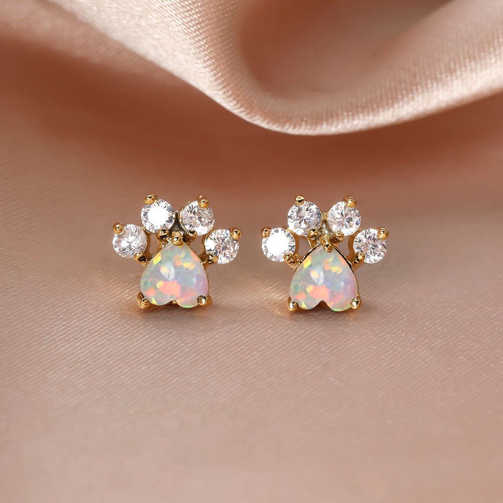 Elegant Opal Earrings