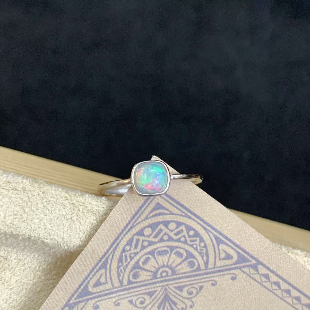 Elegant Opal Ring
