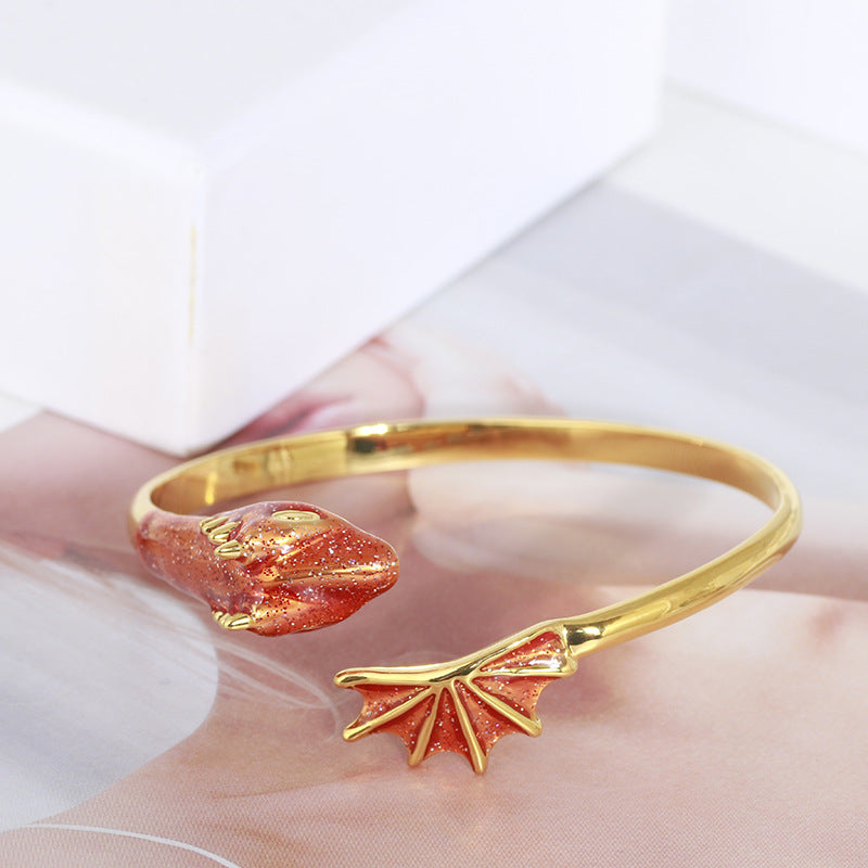 Elegant Red Strawberry Bracelet