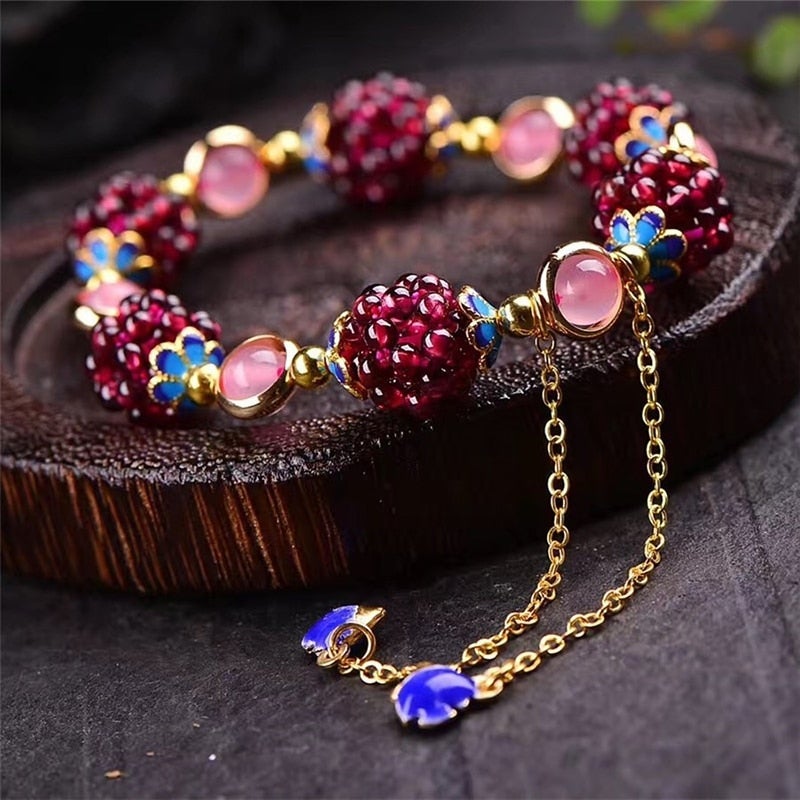 Elegant Ruby Bracelet