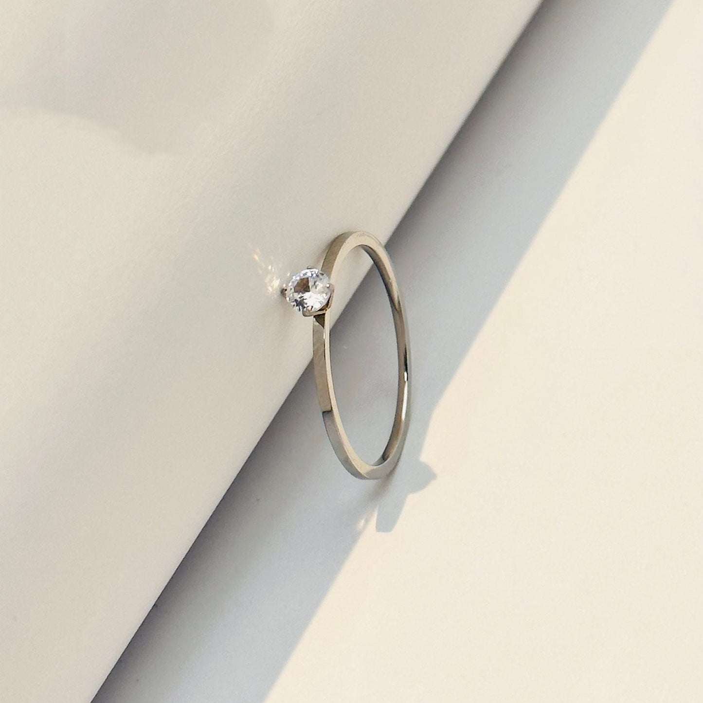 Elegant Solitaire Ring