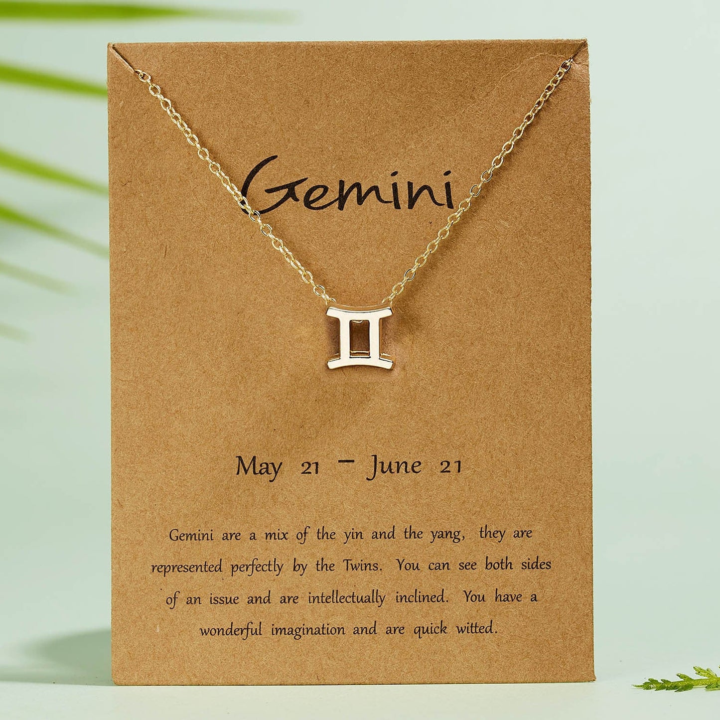 Gemini Zodiac Necklace