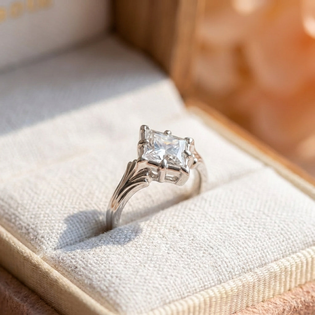 Elegant Crystal Statement Ring