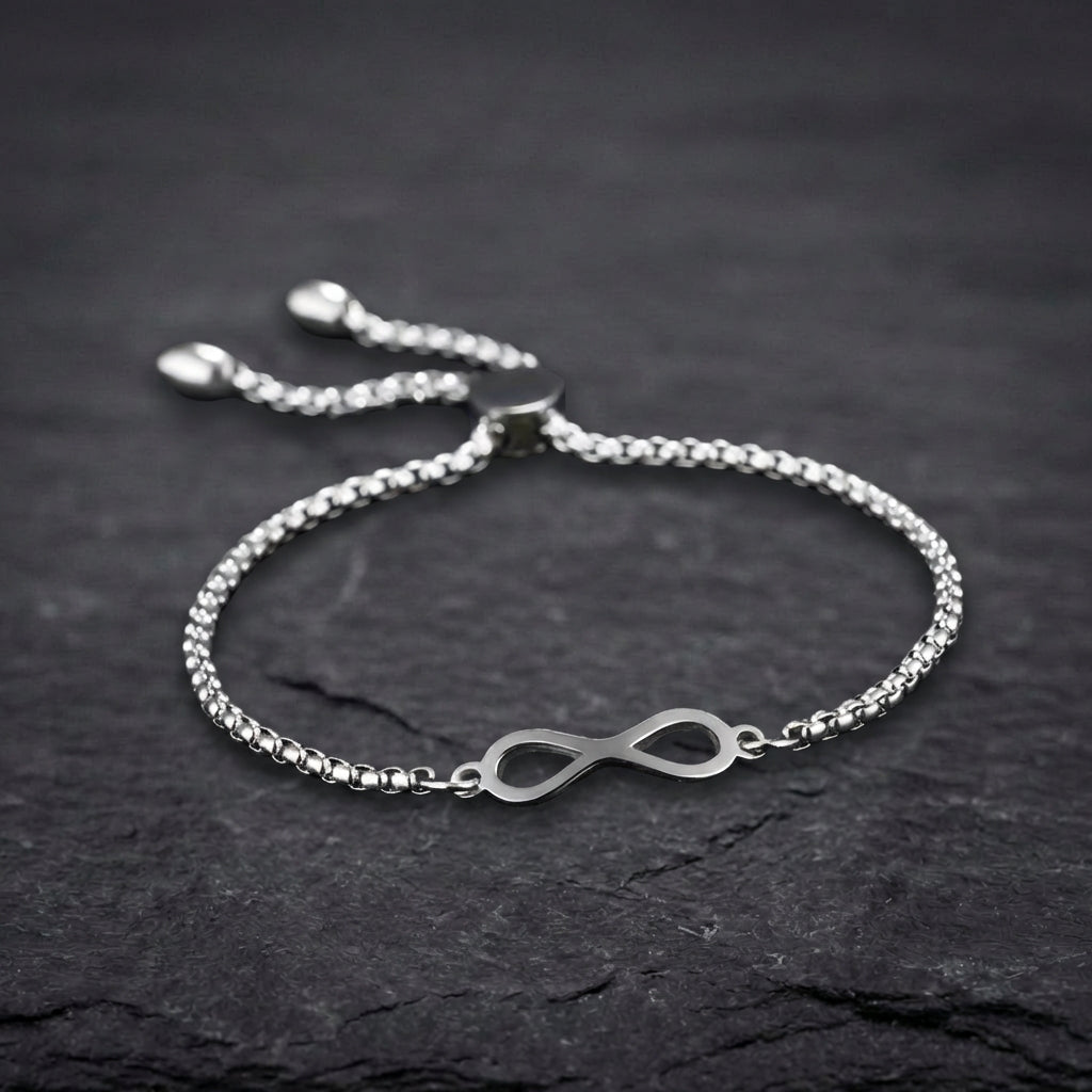 Infinite Silver Bracelet