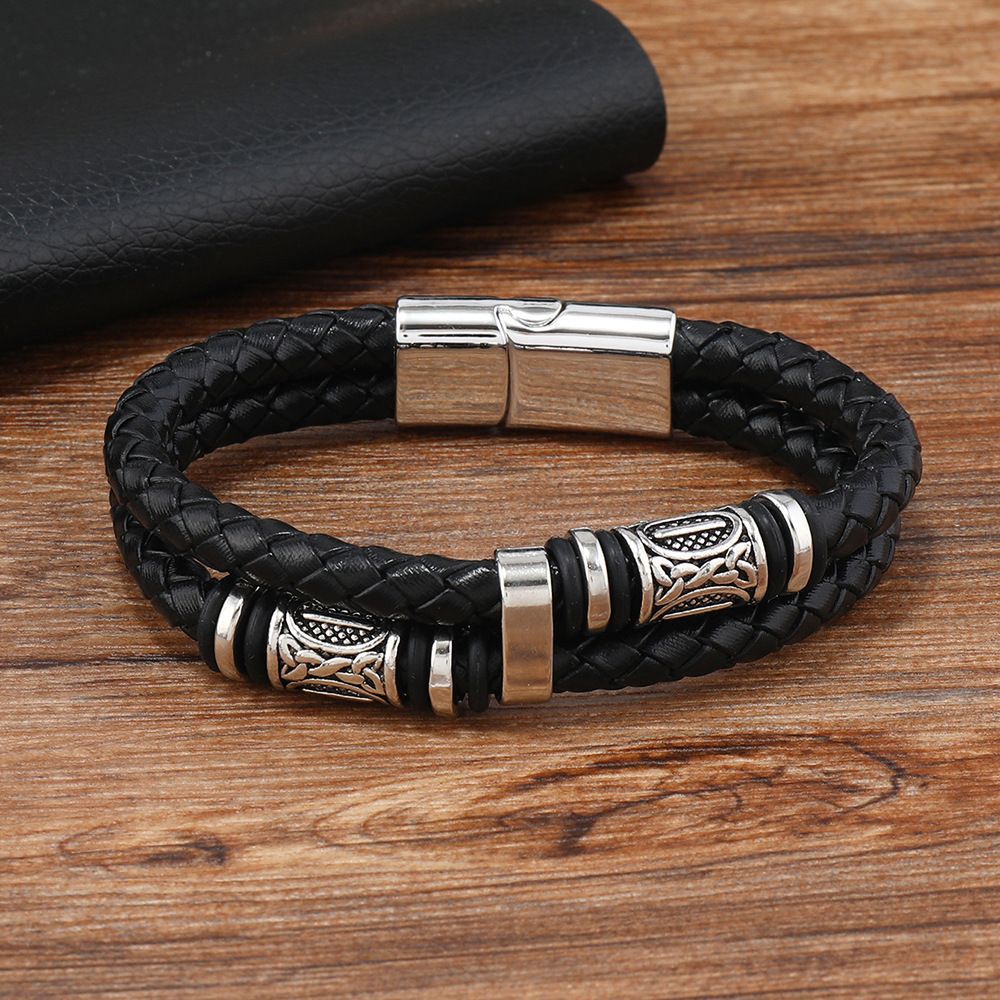 Leather Braided Bracelet