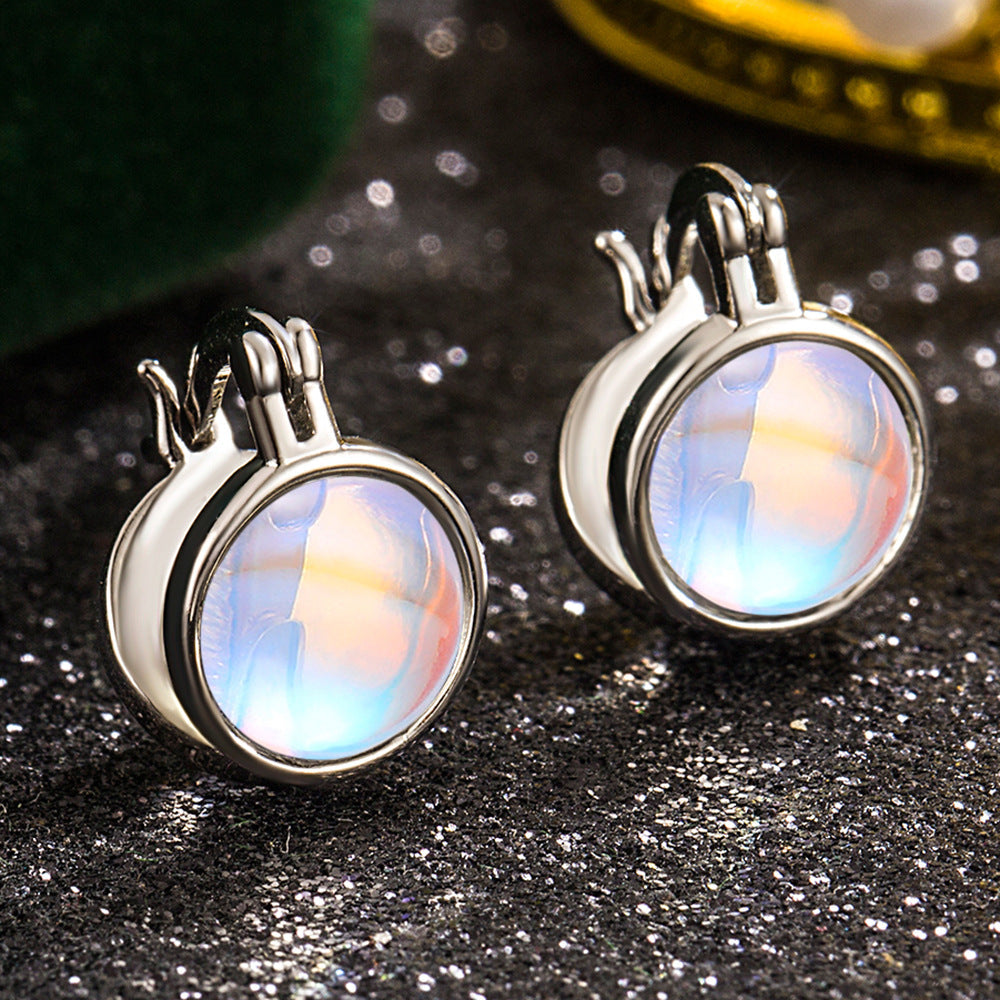 Luminous Moonstone Earrings