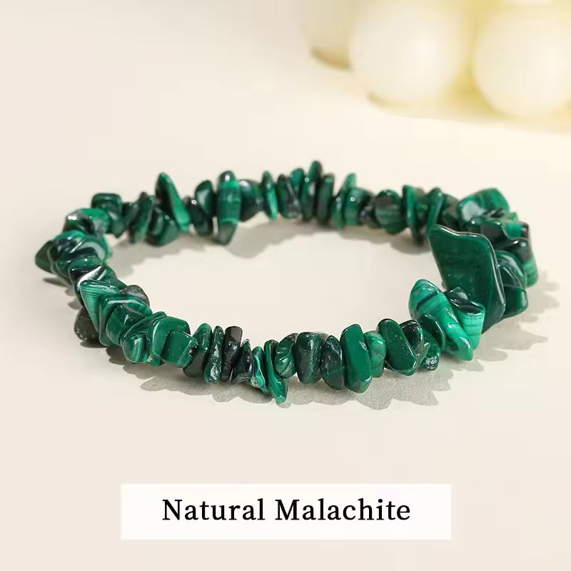 Malachite Chip Bracelet