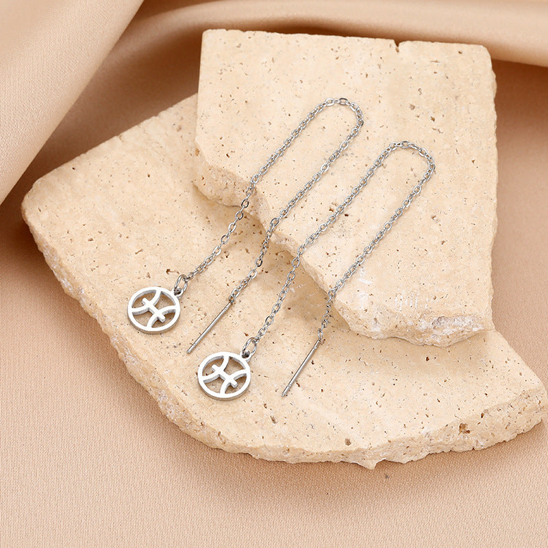 Minimalist Peace Earrings
