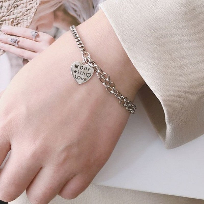 Romantic Love Heart Bracelet