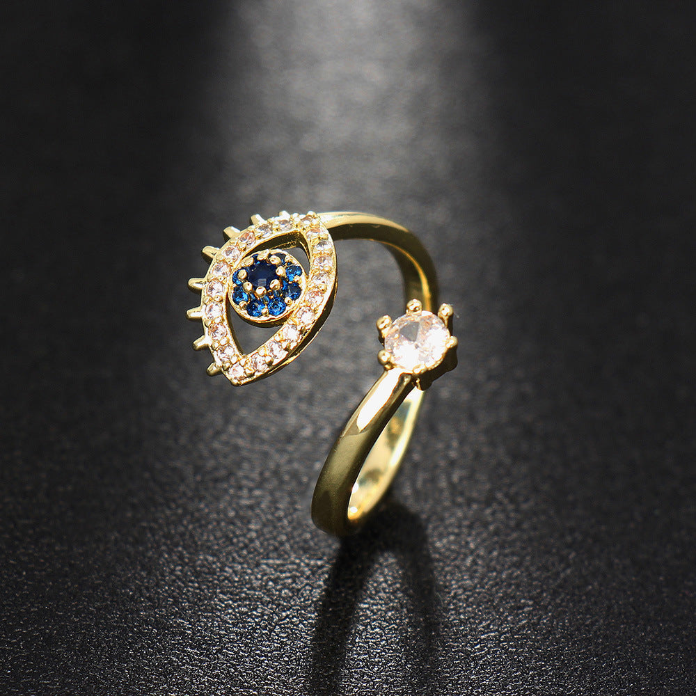 Statement Evil Eye Ring
