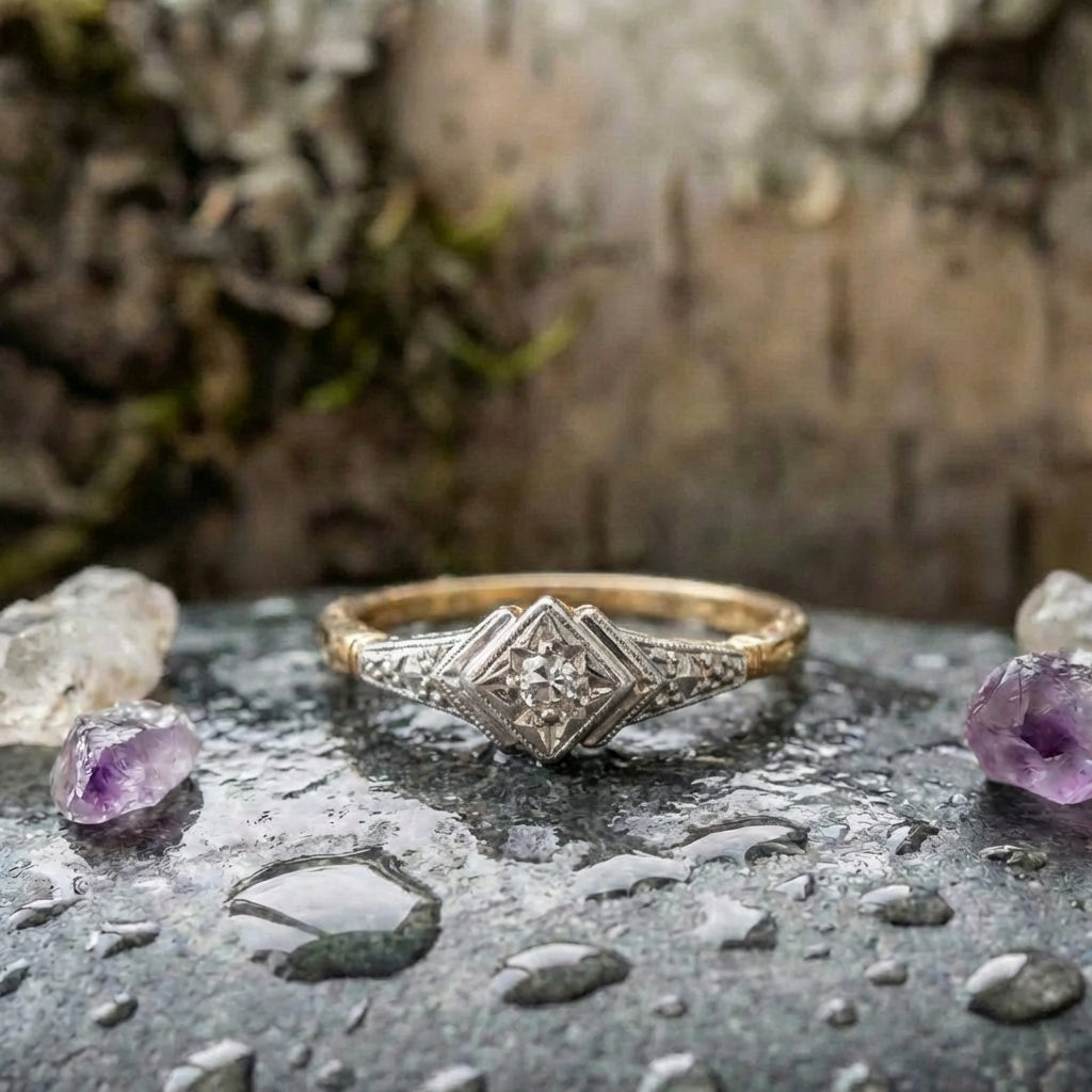 Vintage Diamond Engagement Ring