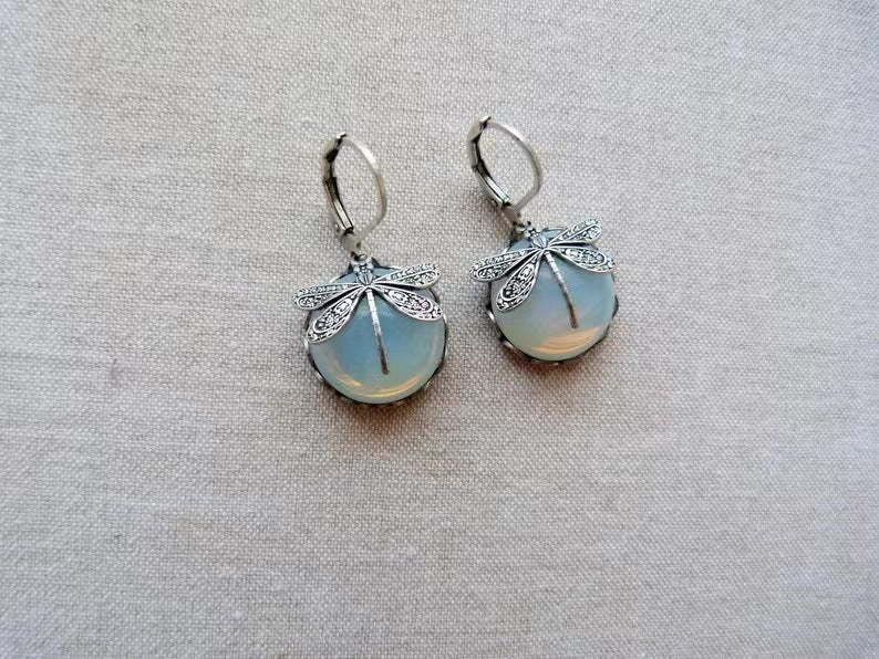 Vintage Dragonfly Earrings