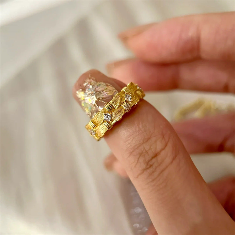 Vintage Gold Diamond Ring