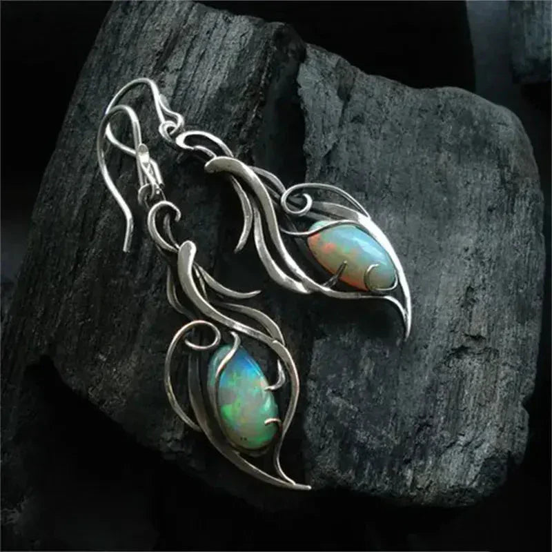 Vintage Opal Drop Earrings