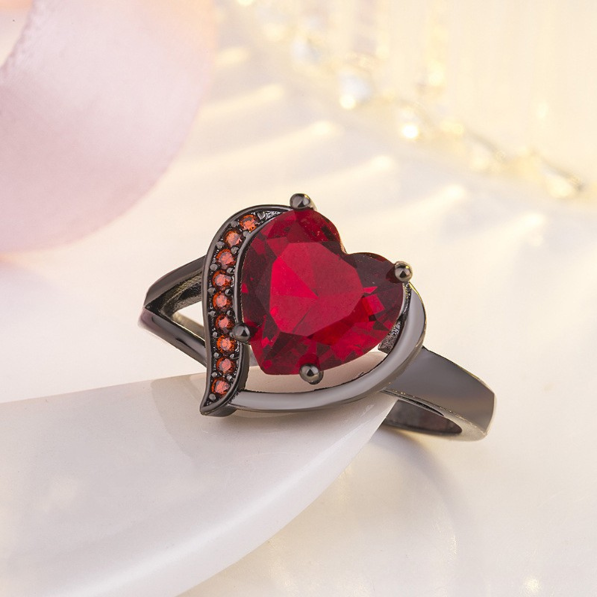 White Gold Calindra Rosethorne Ring