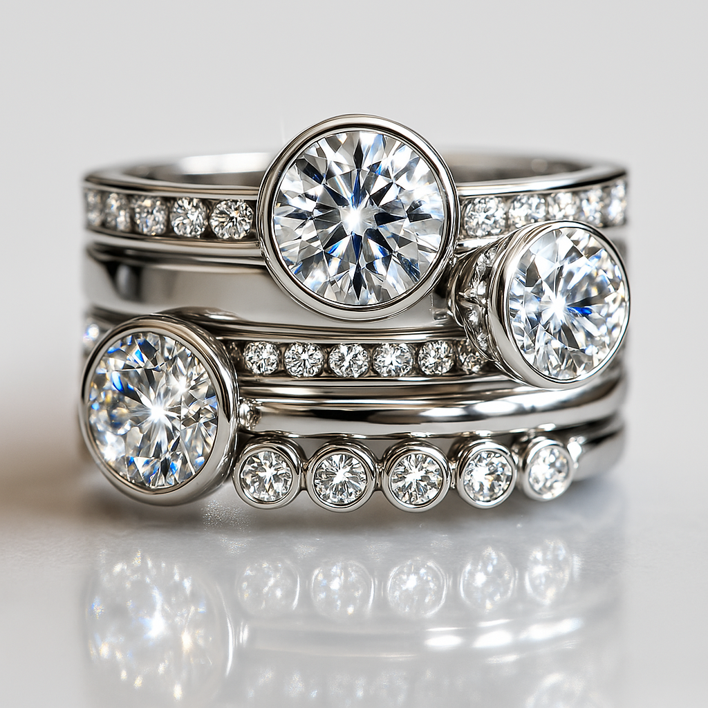 Gemini — Regal Flame Ring Set