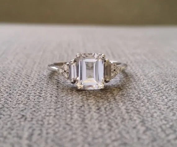 A Vintage Silver Bright Layer Ring