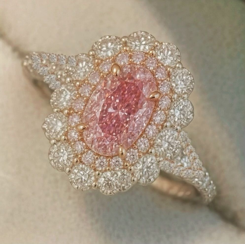 Pink Blossom Bright Ring