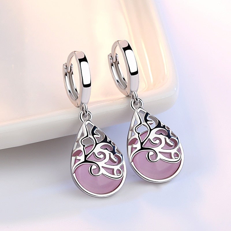 925 Sterling Silver Tree Of Life Earrings