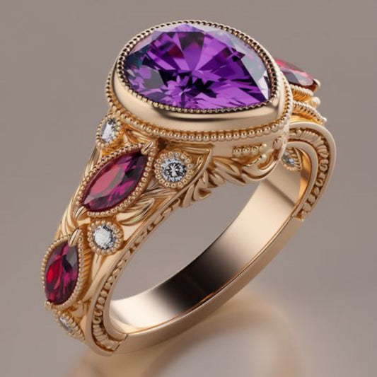 Royal Amethyst Vintage Ring