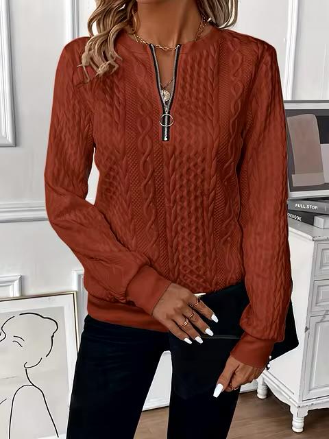 Sweter w ponadczasowym stylu vintage