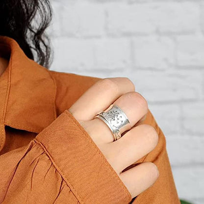 Vintage Silver Flower Ring