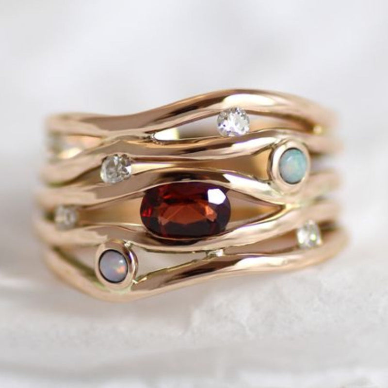 Beautiful Gold Ring With Unique Style