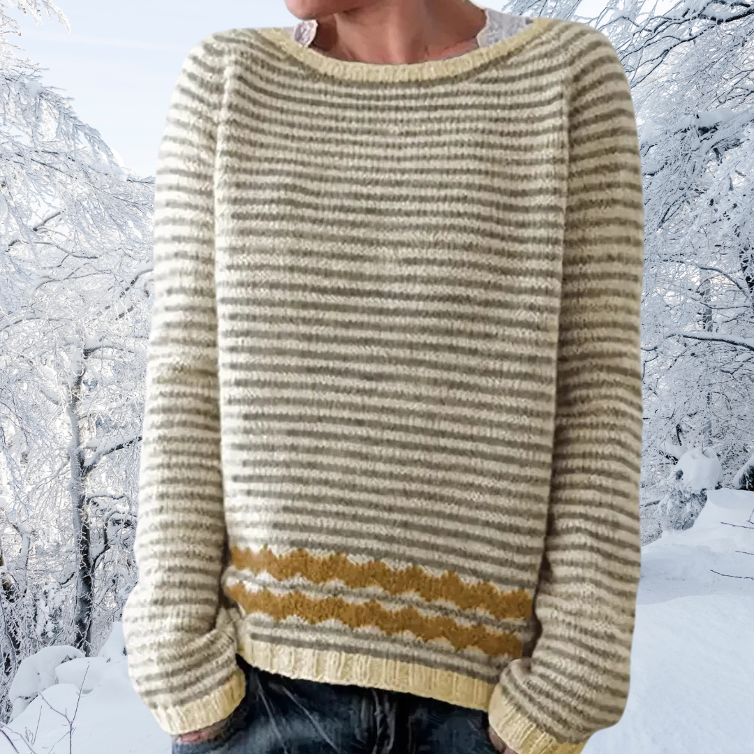 Klasyczny vintage Sweter