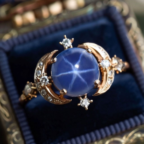 Celestial Moon Ring
