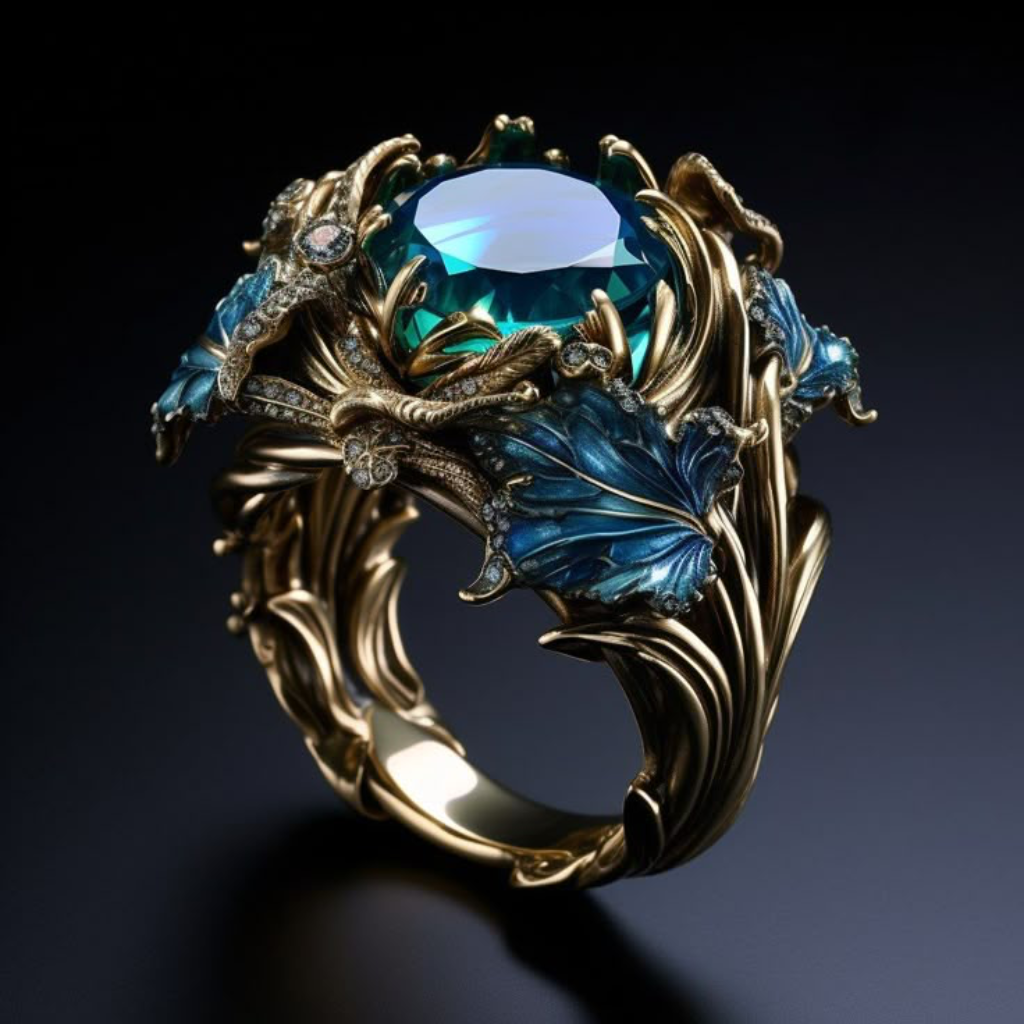 Ocean Crown Statement Ring