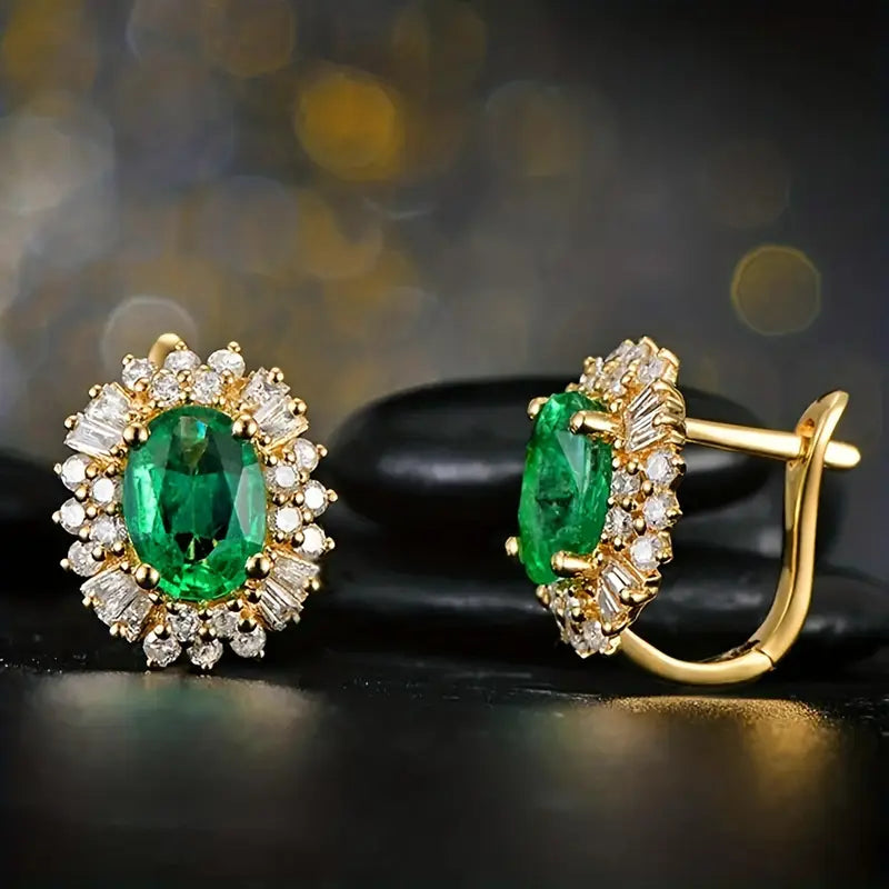 Serena Valmont Earrings | Gold