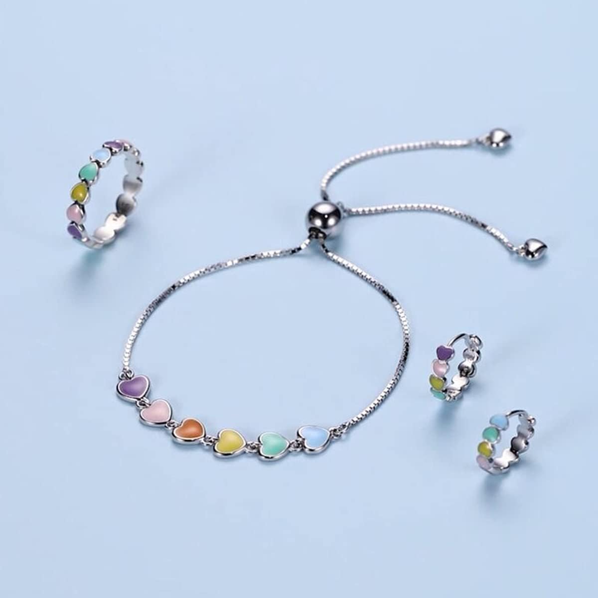 Sterling Silver Paw Print Bracelet ��� Adjustable Fit