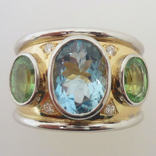Ocean Trinity Statement Ring