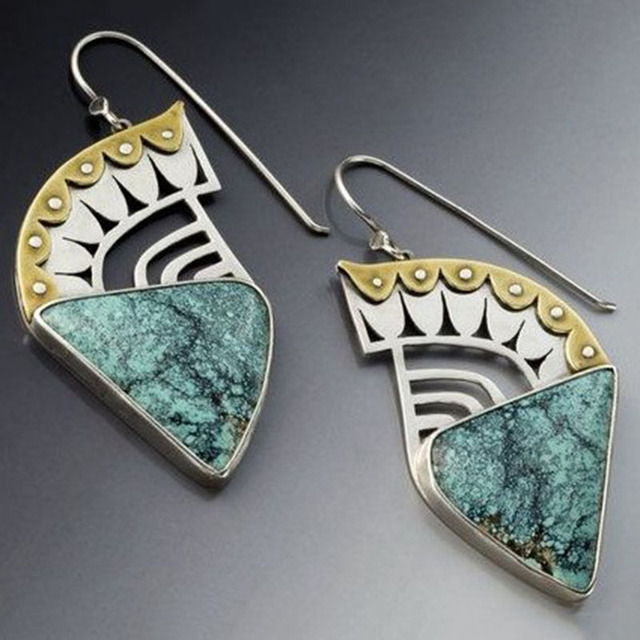 Vintage Nebula Earrings In Silver