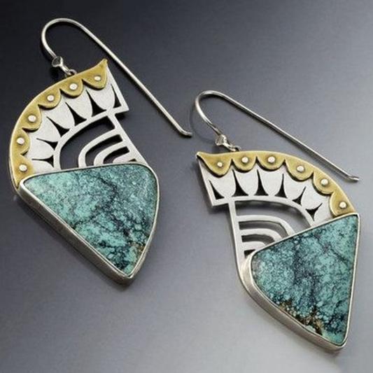 Vintage Nebula Earrings In Silver